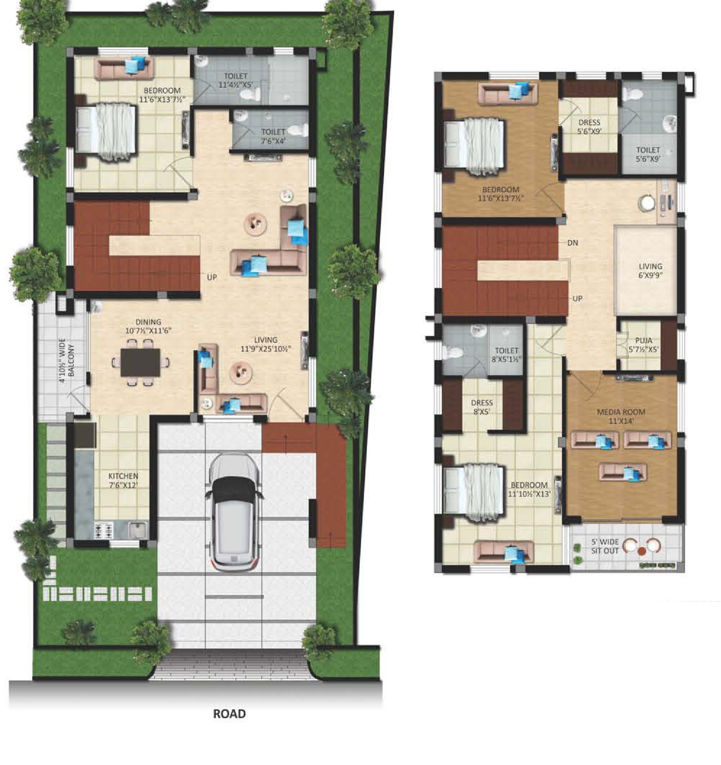 RV Somwrita Defensce Employees Colony, Abhyudaya Nagar, Saibaba Nagar, Hyderabad Villas